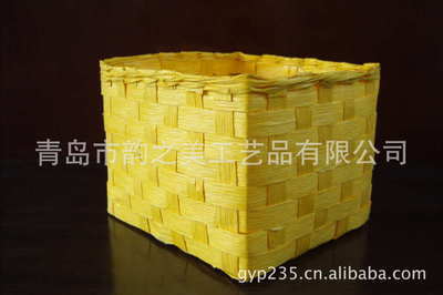 匠心织造，环保雅致——青岛韵之美手工编织纸质方形收纳盒